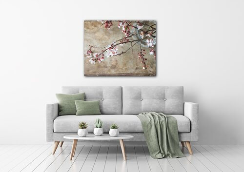Obraz Růžové květy ve váze - 90 x 70 cm