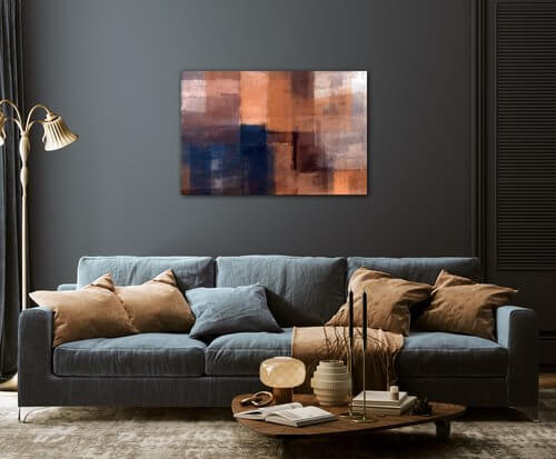 Obraz Kresba abstraktní obdélníky - 60 x 40 cm