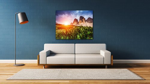 Obraz Horská krajina - 90 x 70 cm