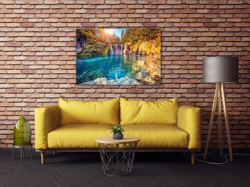 Obraz Zátiší vodopádů - 90 x 60 cm