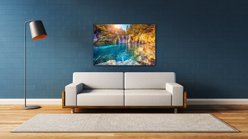 Obraz Zátiší vodopádů - 90 x 60 cm