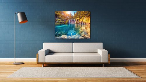 Obraz Zátiší vodopádů - 90 x 70 cm