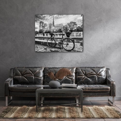 Obraz Old bicycle - 90 x 70 cm