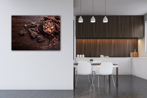 Obraz Zátiší s čokoládou - 70 x 50 cm