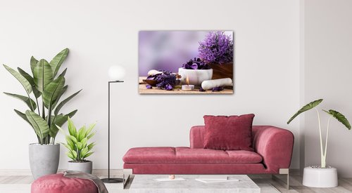 Obraz Levandulové zátiší - 60 x 40 cm