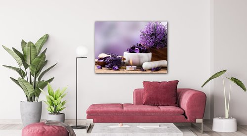 Obraz Levandulové zátiší - 70 x 50 cm