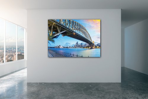 Obraz Osvícený most - 70 x 50 cm