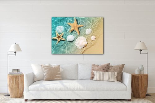 Obraz Mušle u moře - 70 x 50 cm