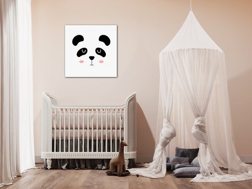 Obraz Panda ilustrace - 20 x 20 cm