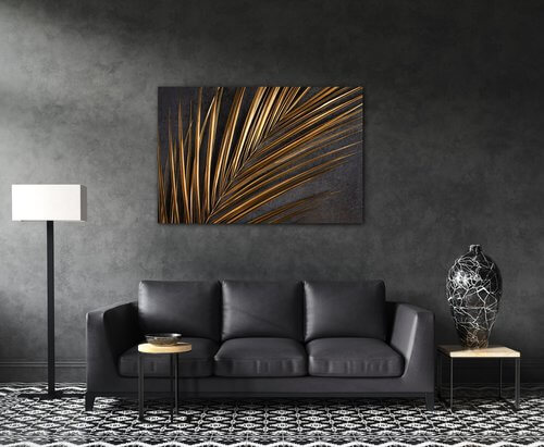 Obraz Zlatá palma - 60 x 40 cm