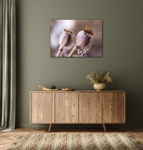 Obraz Suché květy skandinávský styl - 70 x 50 cm