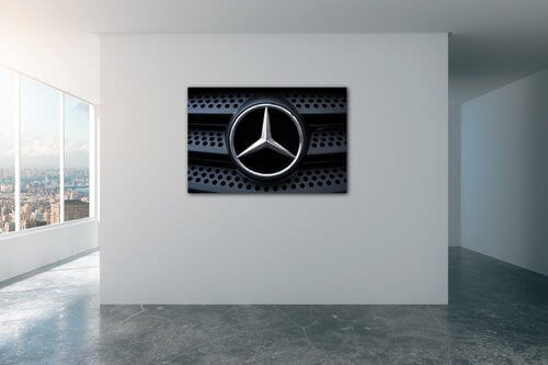 Obraz Mercedes znak - 60 x 40 cm