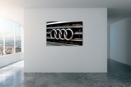 Obraz Audi znak - 60 x 40 cm