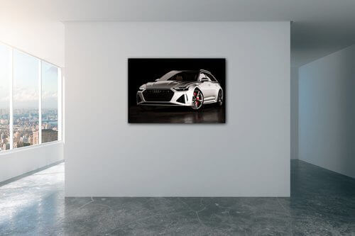 Obraz Audi RS6 Avant ilustrace - 60 x 40 cm
