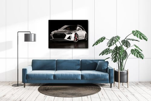 Obraz Audi RS6 Avant ilustrace - 70 x 50 cm