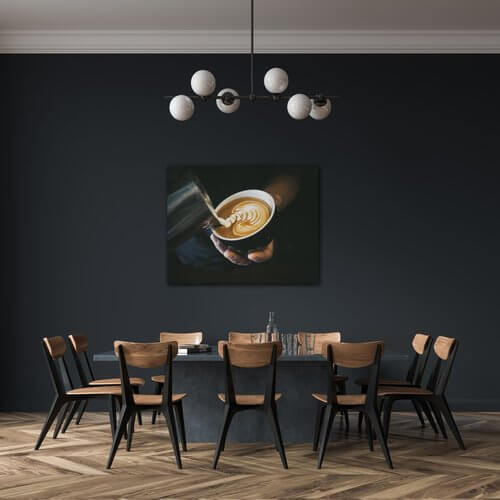 Obraz Káva capuccino - 90 x 70 cm