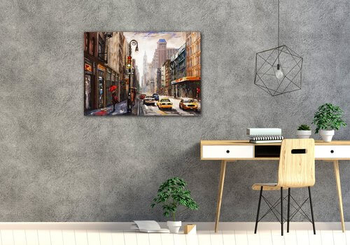 Obraz New York malba - 70 x 50 cm