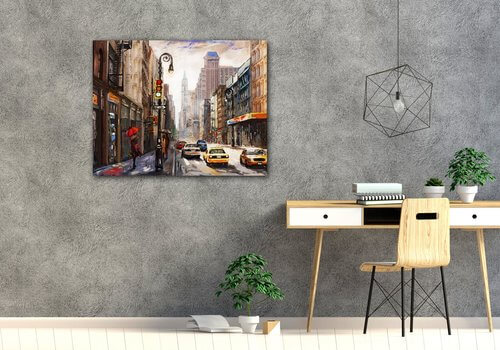 Obraz New York malba - 90 x 70 cm