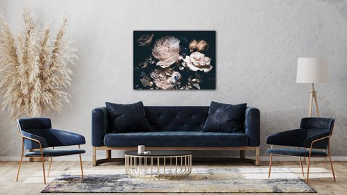Obraz Pivoňky - 70 x 50 cm