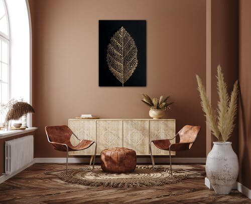 Obraz Zlatý list - 50 x 70 cm