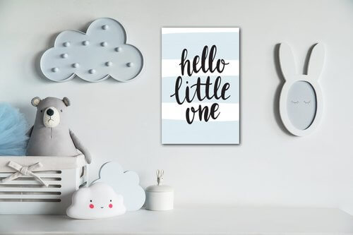 Obraz Hello little one - 40 x 60 cm