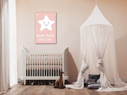 Obraz Pink twinkle twinkle little star - 40 x 60 cm