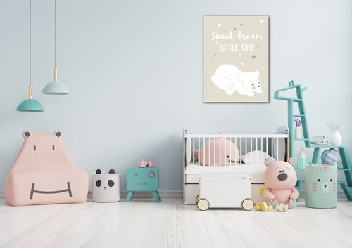 Obraz Sweet dream light green - 30 x 40 cm