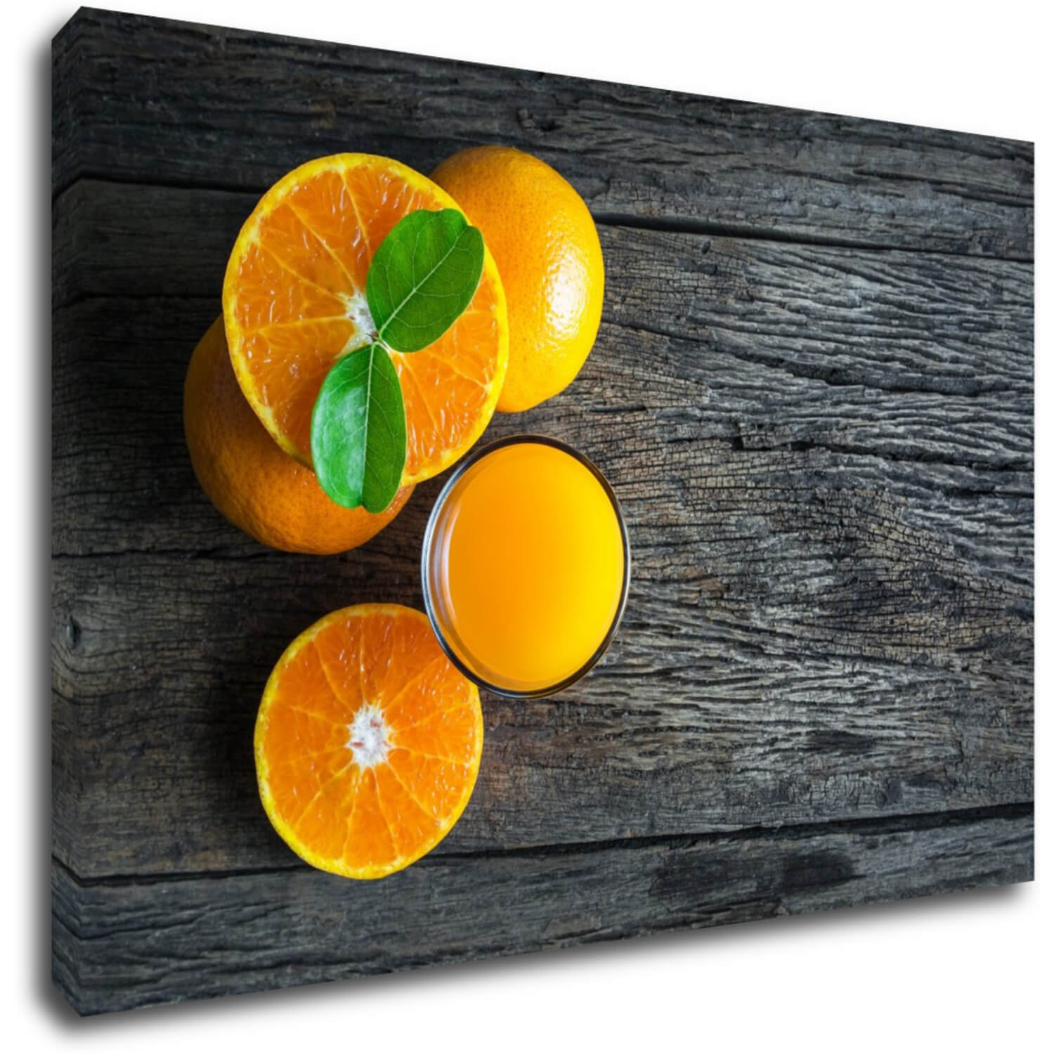 Obraz Pomeranče na šedém pozadí - 60 x 40 cm