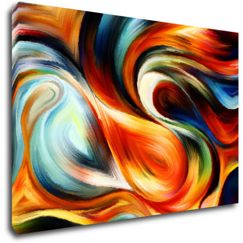 Obraz Pestrobarevný abstrakt - 90 x 60 cm