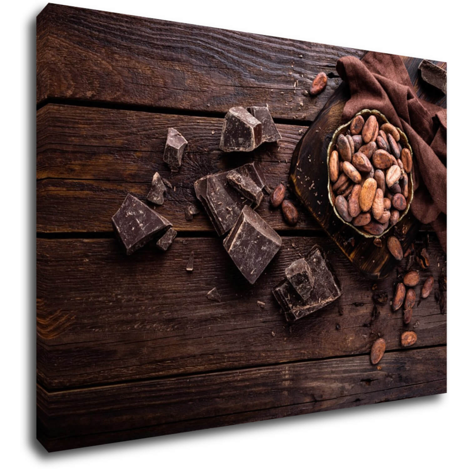 Obraz Zátiší s čokoládou - 70 x 50 cm