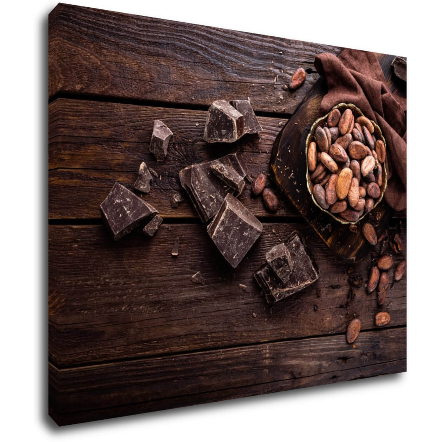 Obraz Zátiší s čokoládou - 90 x 70 cm