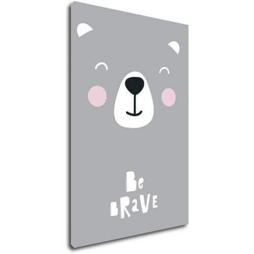Obraz Medvídek tmavě šedý - 20 x 30 cm