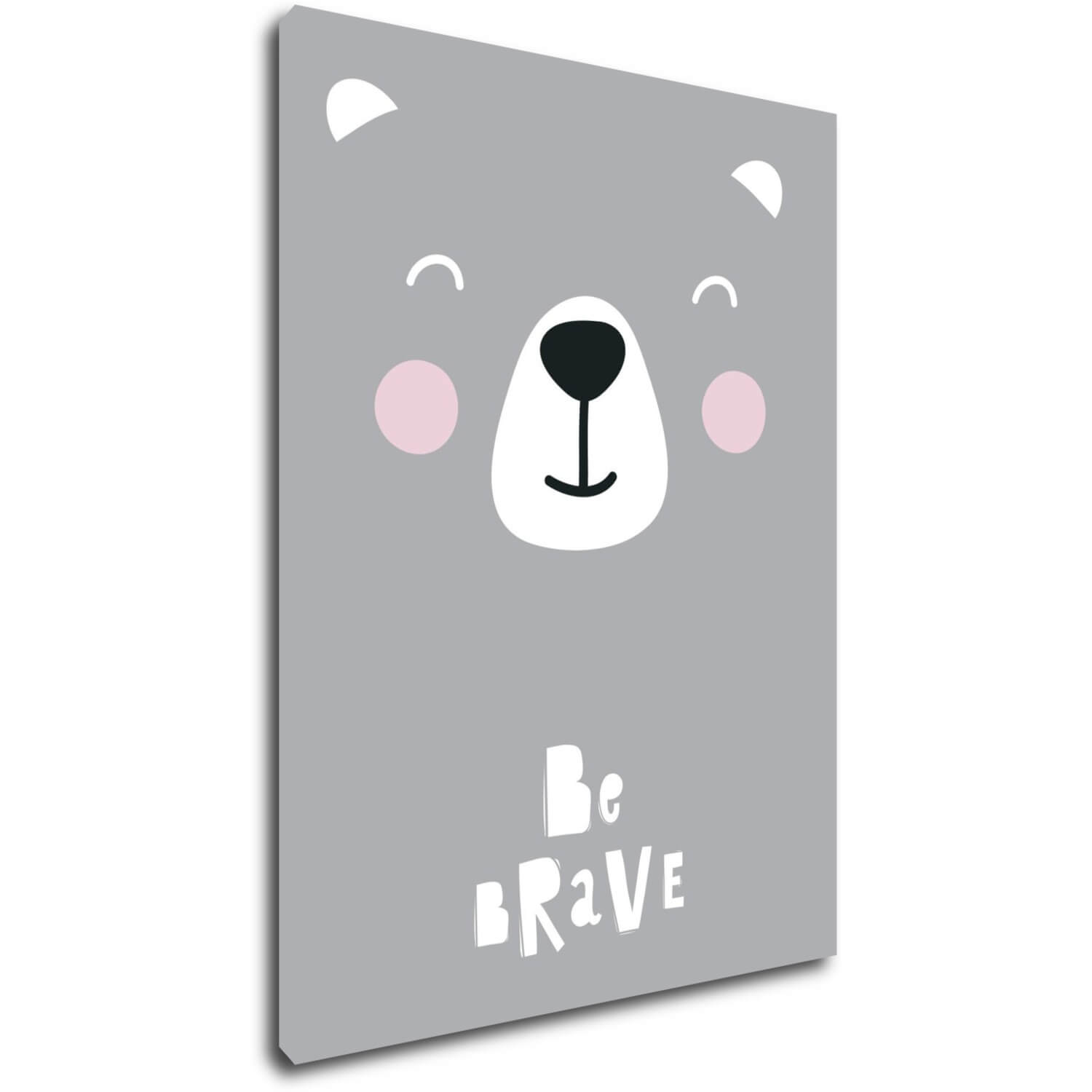 Obraz Medvídek tmavě šedý - 30 x 40 cm