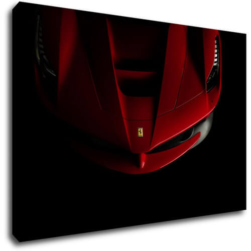 Obraz Ferrari červené detail