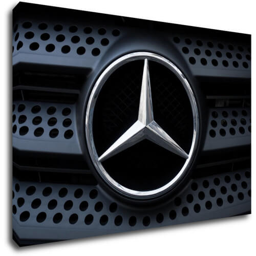 Obraz Mercedes znak - 60 x 40 cm