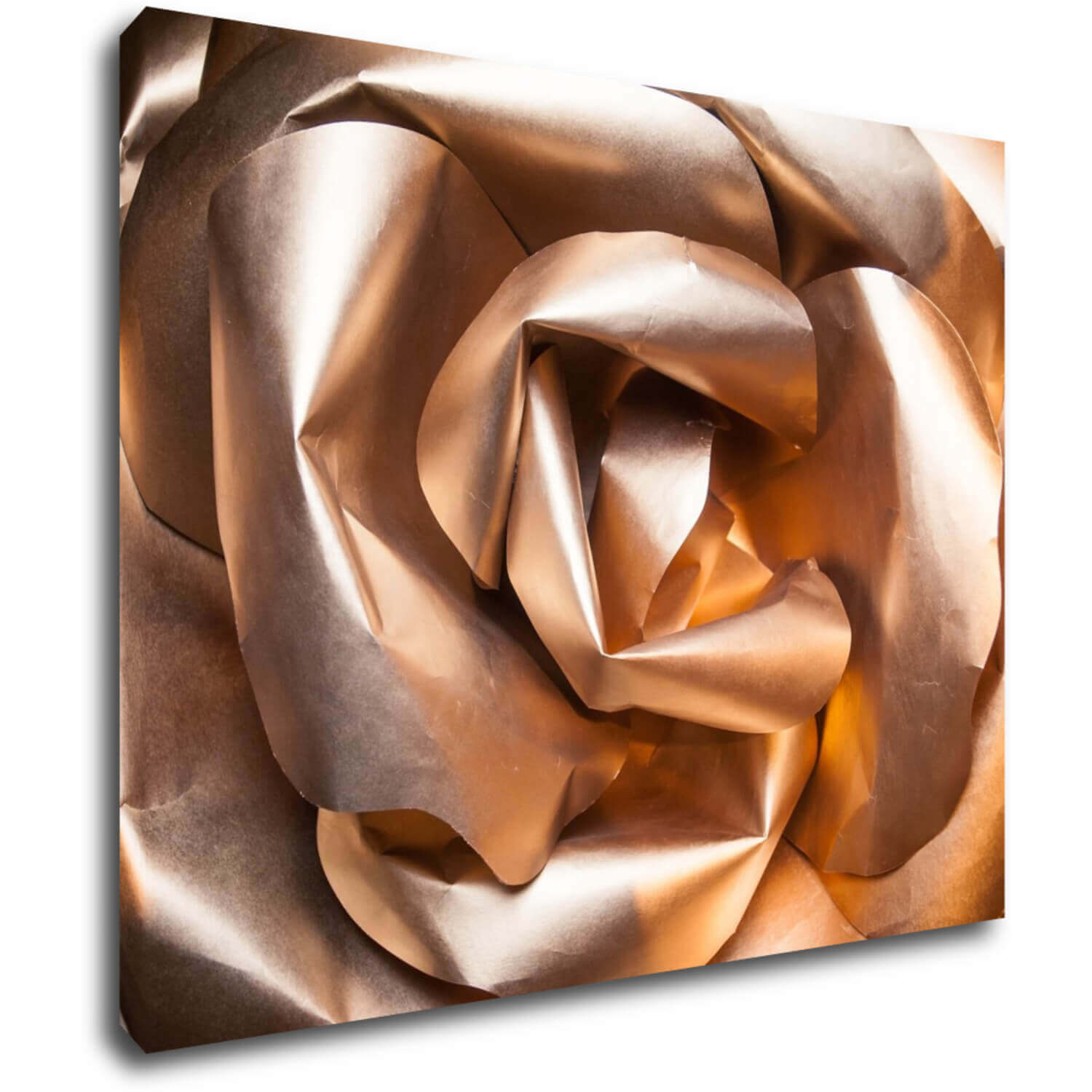 Obraz Abstrakt zlatá růže - 90 x 70 cm