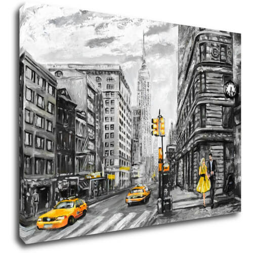 Obraz New York žluté detaily - 70 x 50 cm