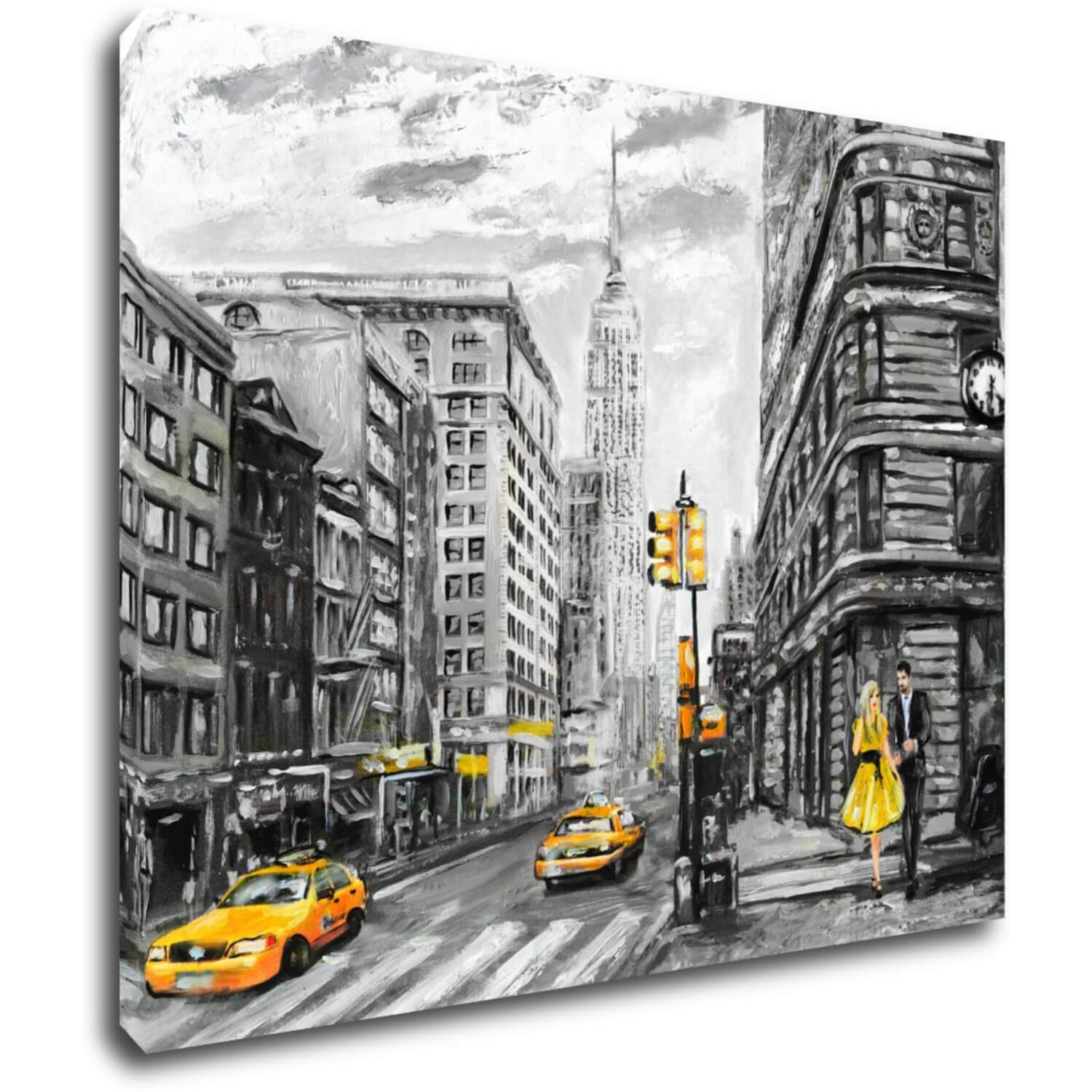 Obraz New York žluté detaily - 90 x 70 cm