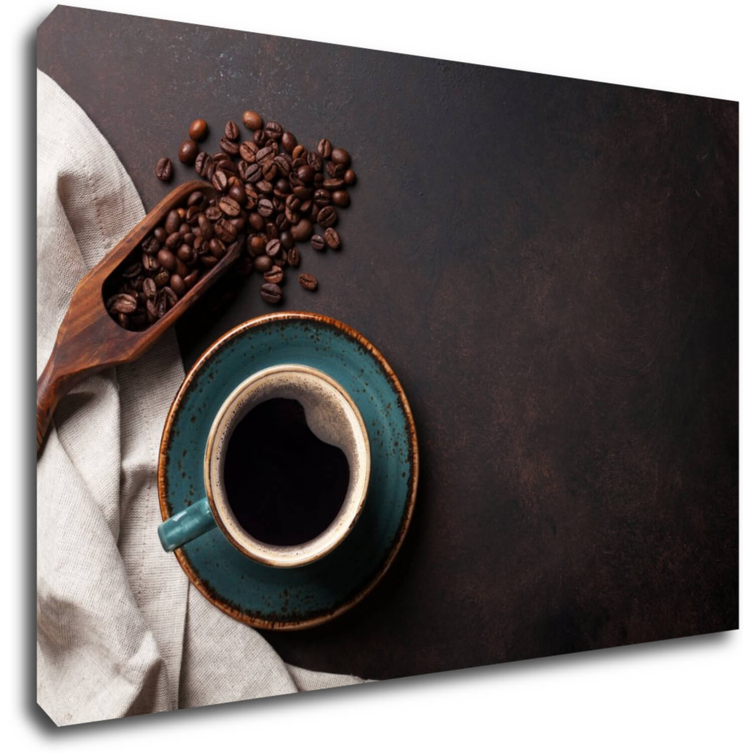 Obraz Modrý šálek kávy - 60 x 40 cm