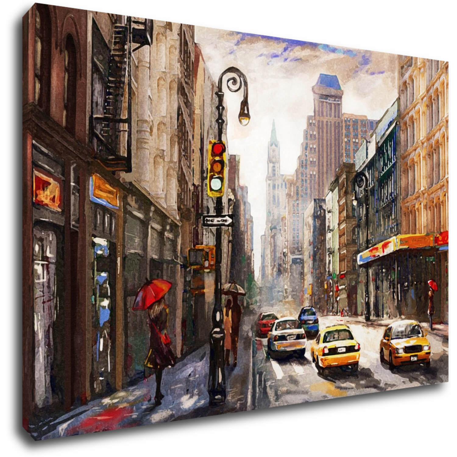 Obraz New York malba - 90 x 60 cm