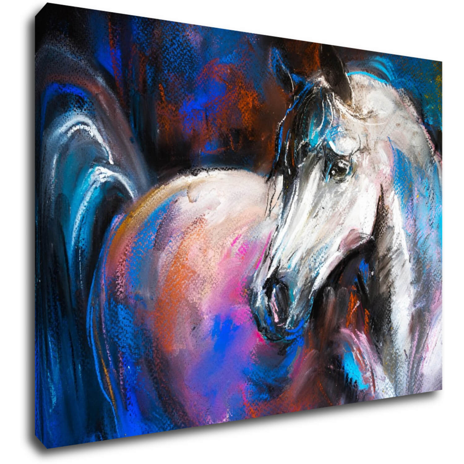 Obraz Barevný kůň - 70 x 50 cm