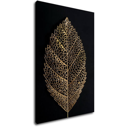 Obraz Zlatý list - 60 x 90 cm