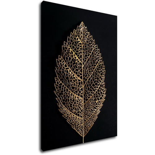 Obraz Zlatý list - 50 x 70 cm