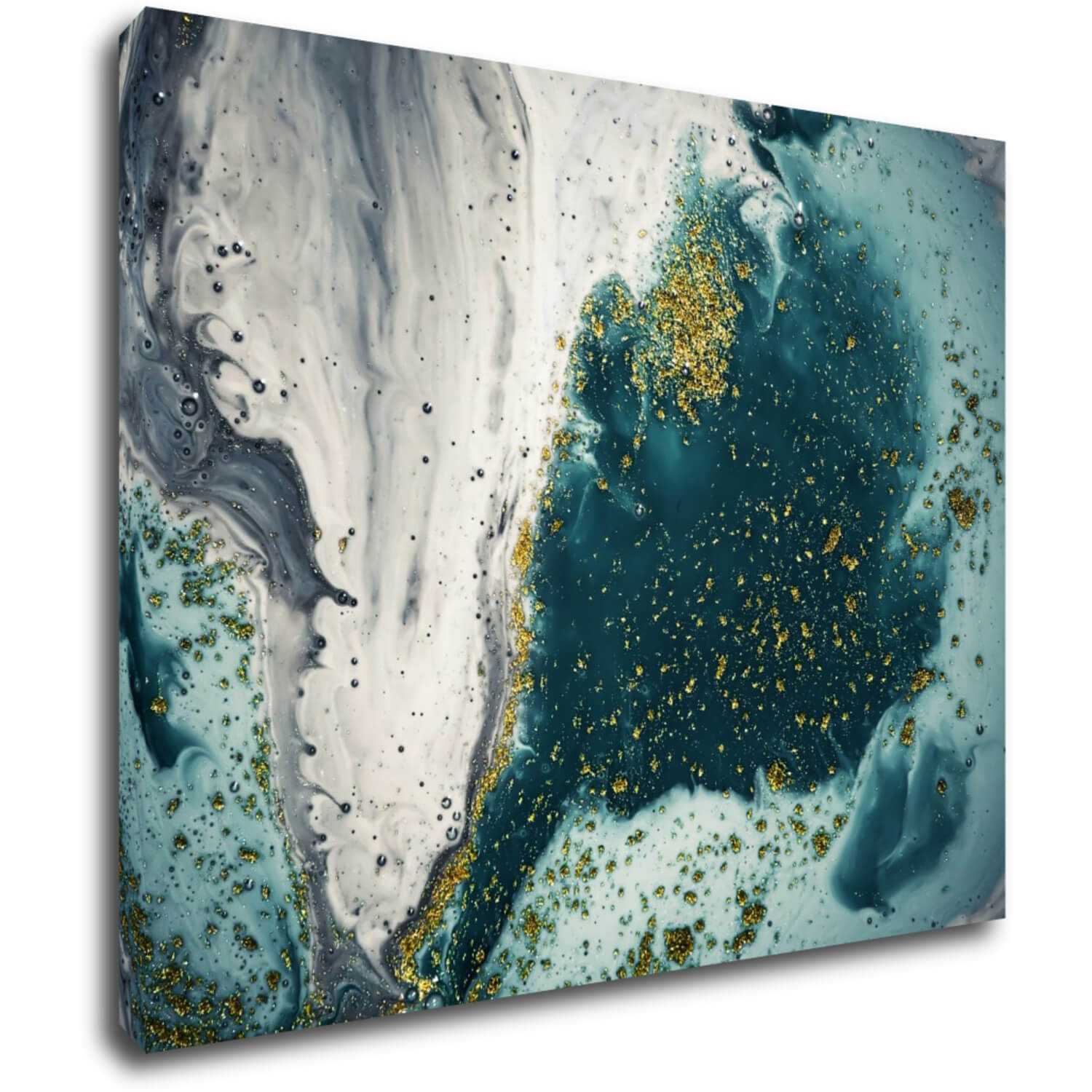 Obraz Abstrakt modrý - 90 x 70 cm
